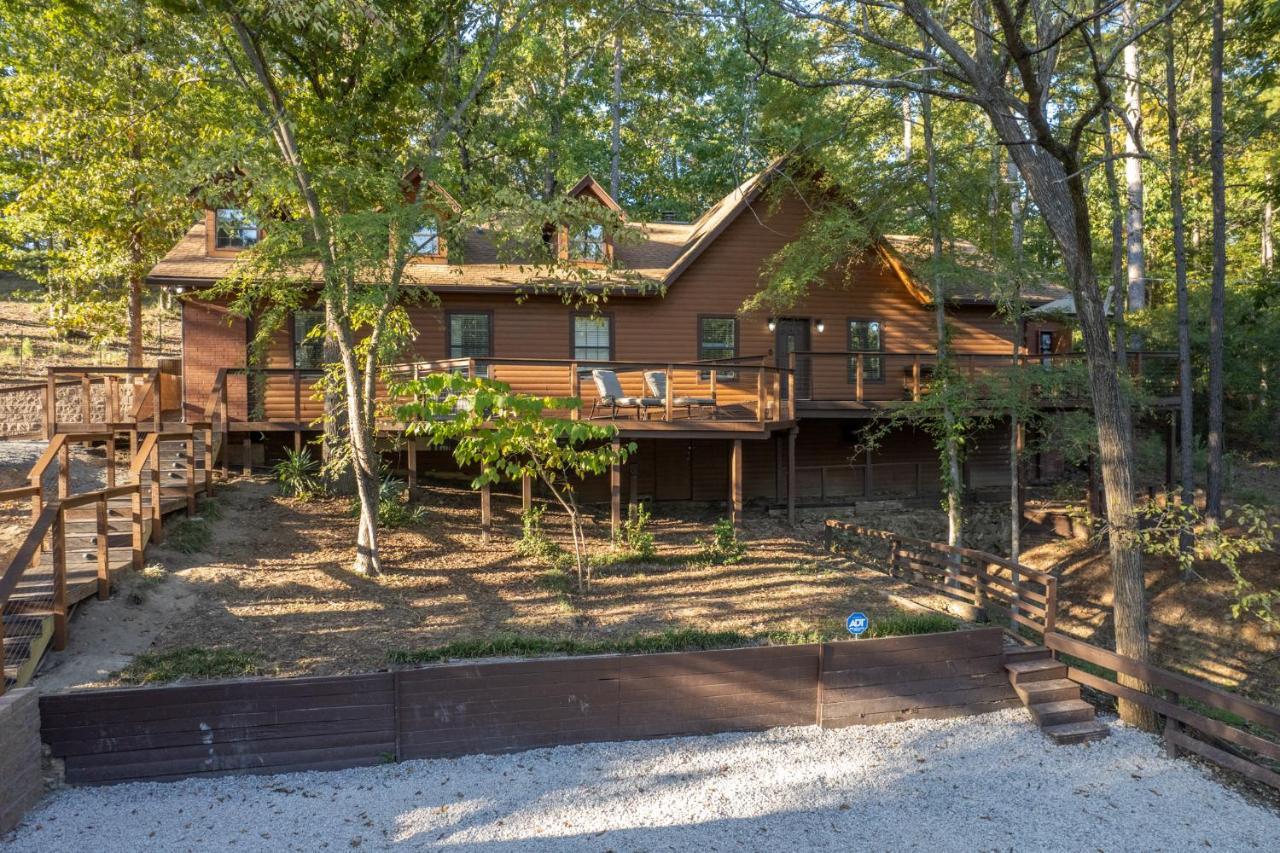Luxury Rock Creek Cabin W Deck By Lake Hamilton 温泉城 外观 照片